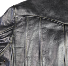 Aero Hooch Hauler, size 40, Blackened Brown Vicenza Horsehide