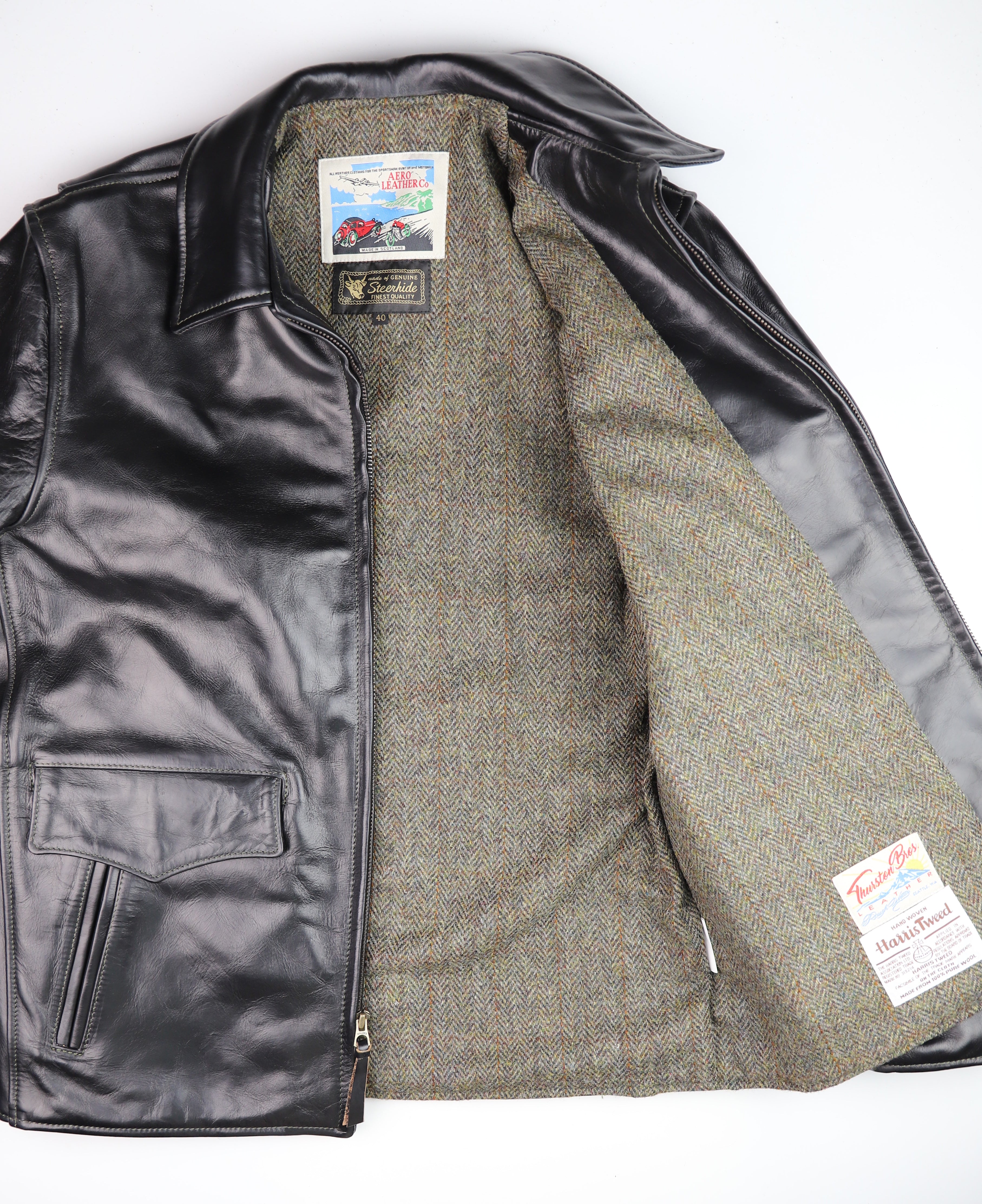 Aero Long Half Belt, size 40 (fits like size 44), Black CXL FQHH