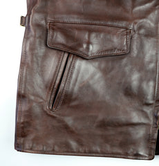 Aero Long Half Belt, size 48 Brown CXL FQHH, Gently Worn