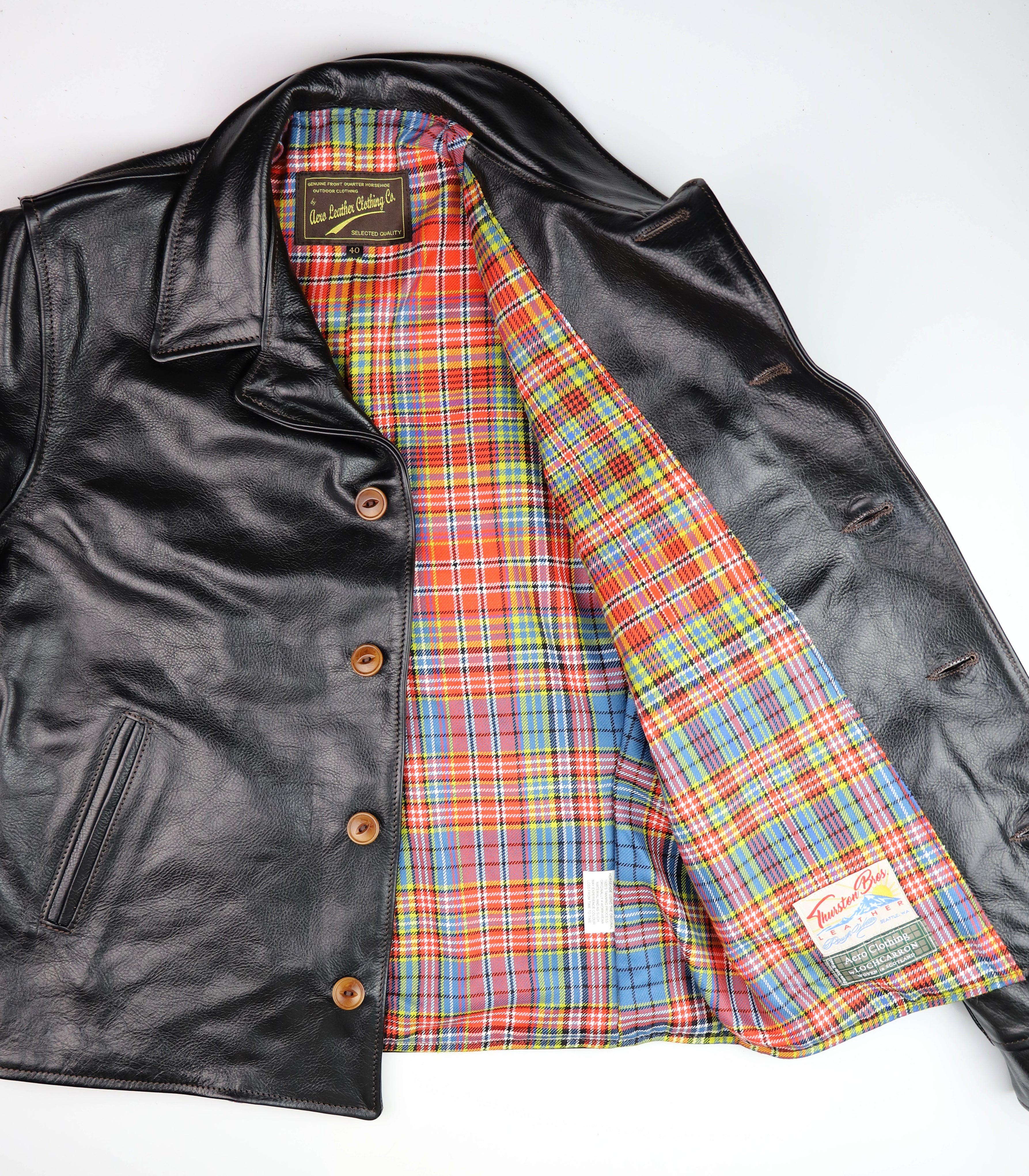 Aero Maxwell, size 40, Blackened Brown Vicenza Horsehide