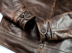 Aero Original Hercules, sz 44, Brown CXL FQHH, Gently Worn
