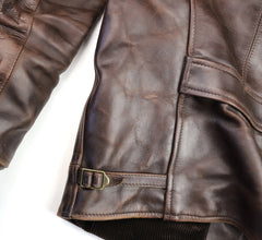 Aero Original Hercules, sz 44, Brown CXL FQHH, Gently Worn