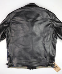 Aero Premier Highwayman, size 44, Blackened Brown Vicenza Horsehide