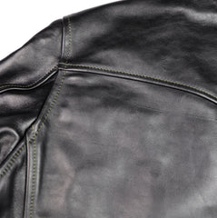Aero Premier Highwayman, size 44, Blackened Brown Vicenza Horsehide