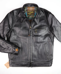 Aero Premier Highwayman, size 40, Blackened Brown Vicenza Horsehide