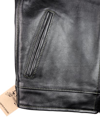 Aero Premier Highwayman, size 40, Blackened Brown Vicenza Horsehide