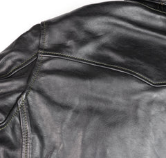 Aero Premier Highwayman, size 40, Blackened Brown Vicenza Horsehide