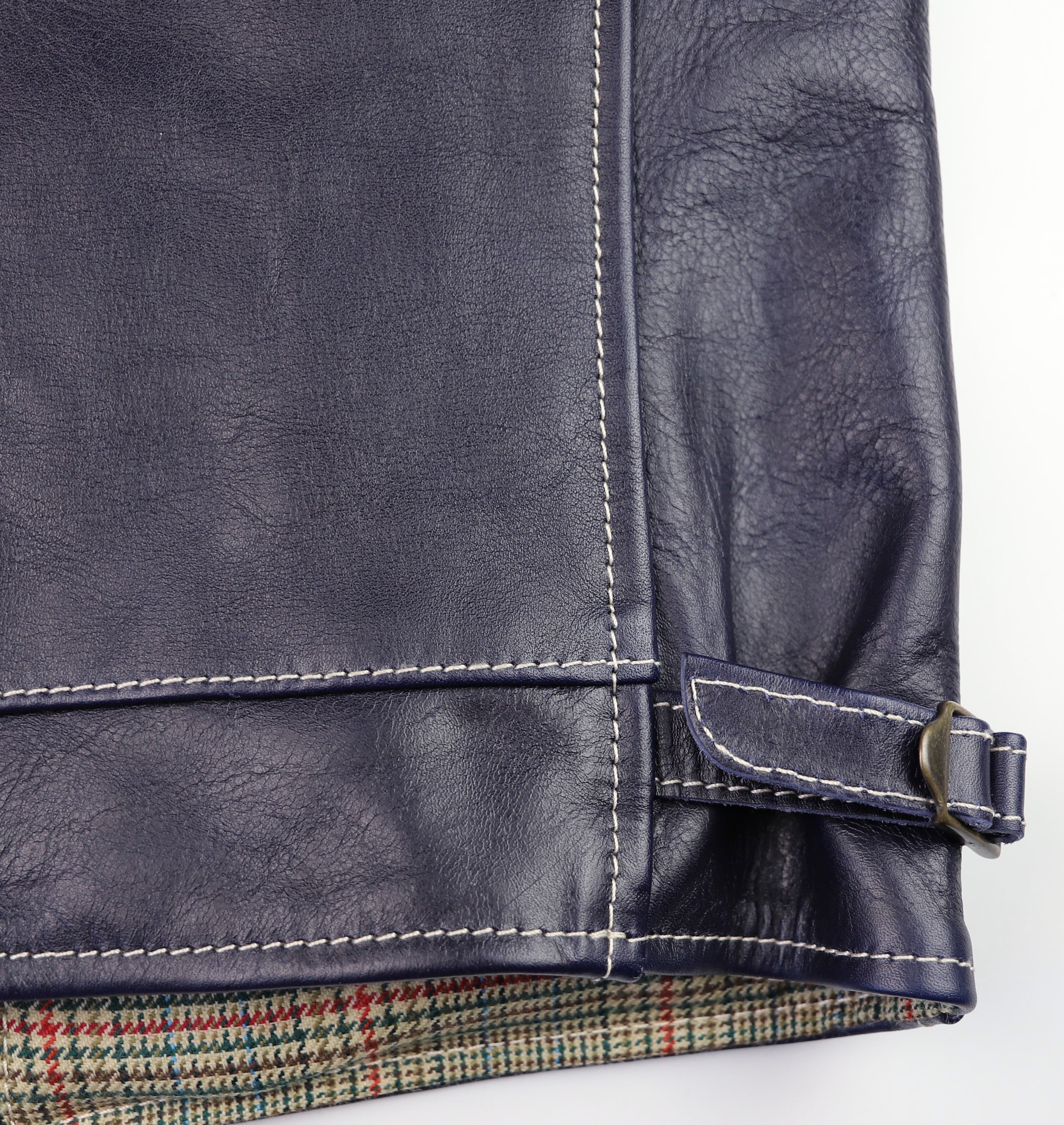 Aero Premier Highwayman, size 38, Navy Blue Vicenza Horsehide