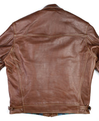 Aero Premier Highwayman, sz 42, Russet Vicenza Horsehide, Gently Worn