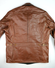 Aero Premier Work Coat, size 42, Russet Vicenza Horsehide