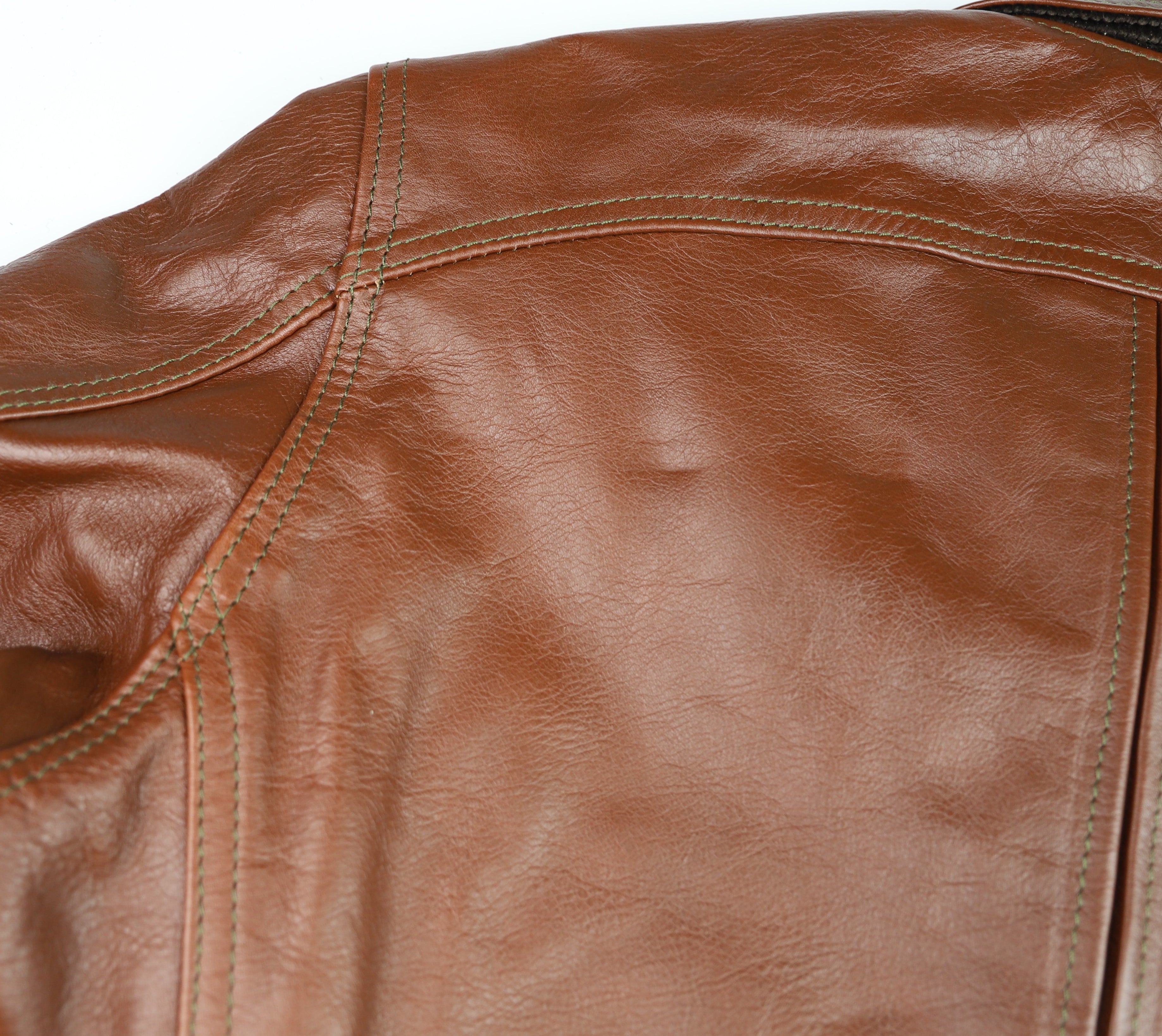 Aero Premier Work Coat, size 42, Russet Vicenza Horsehide