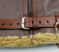 Aero RAF Battle of Britain Model Flying Jacket, size 46, Russet with Vicenza trim