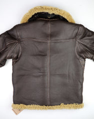 Aero RAF Battle of Britain Model Shearling Jacket, size 40, Seal Brown