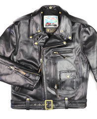 Aero D-Pocket Ridley with removable Mouton Collar, size 40, Black CXL Steerhide