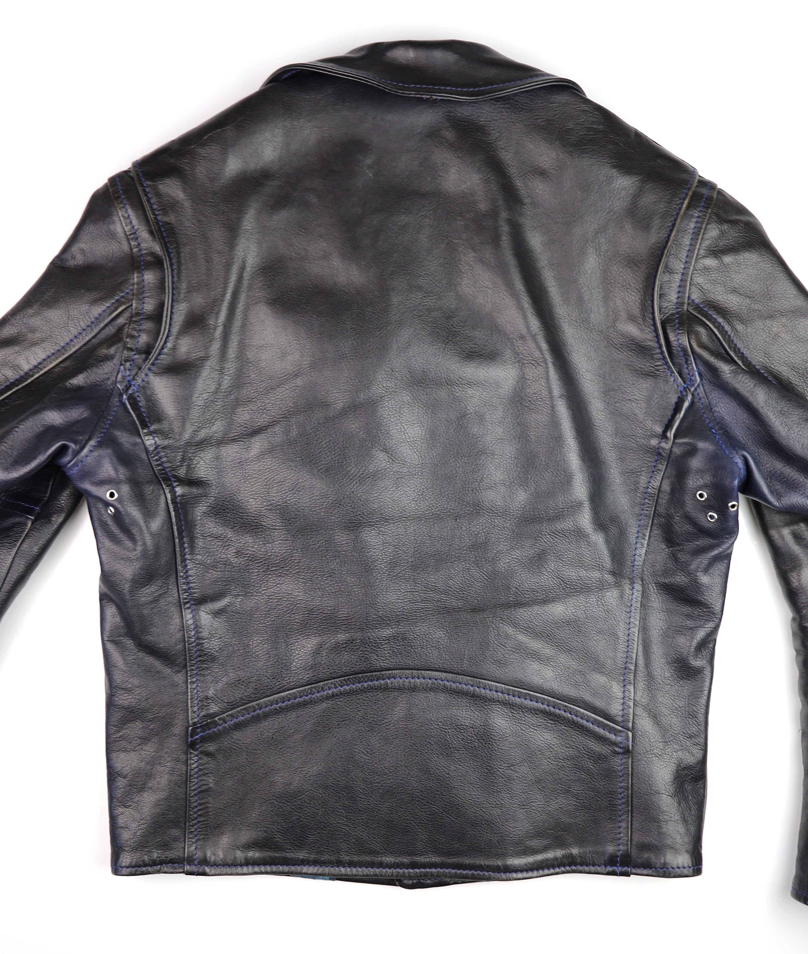 Aero Ridley, size 36, Navy Blue Vicenza Horsehide