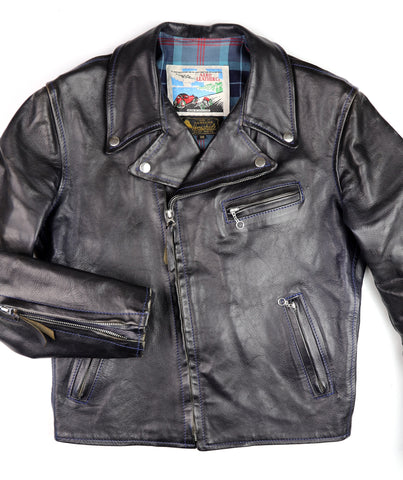 Aero Ridley, size 36, Navy Blue Vicenza Horsehide