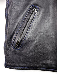 Aero Ridley, size 36, Navy Blue Vicenza Horsehide