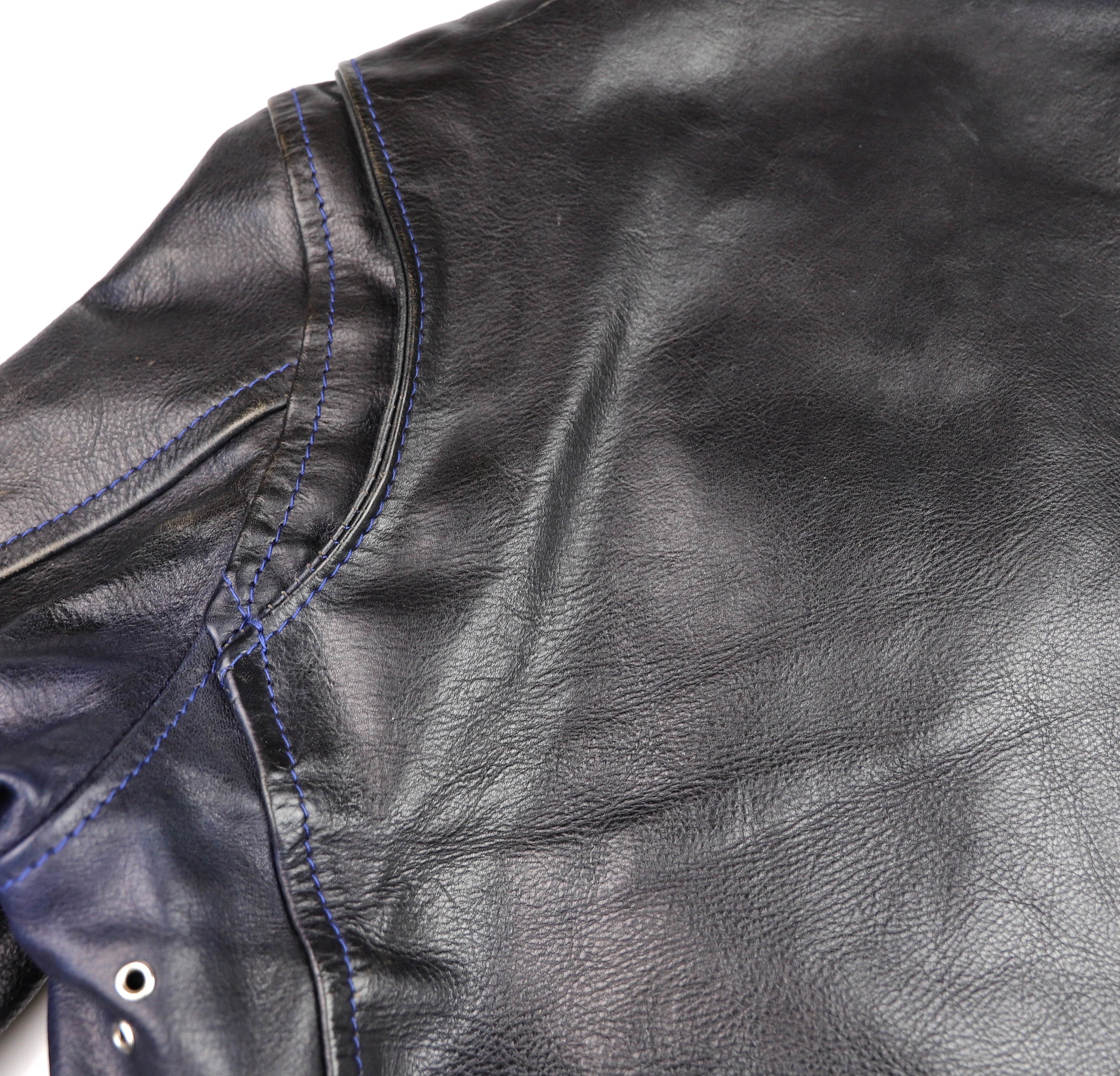 Aero Ridley, size 36, Navy Blue Vicenza Horsehide