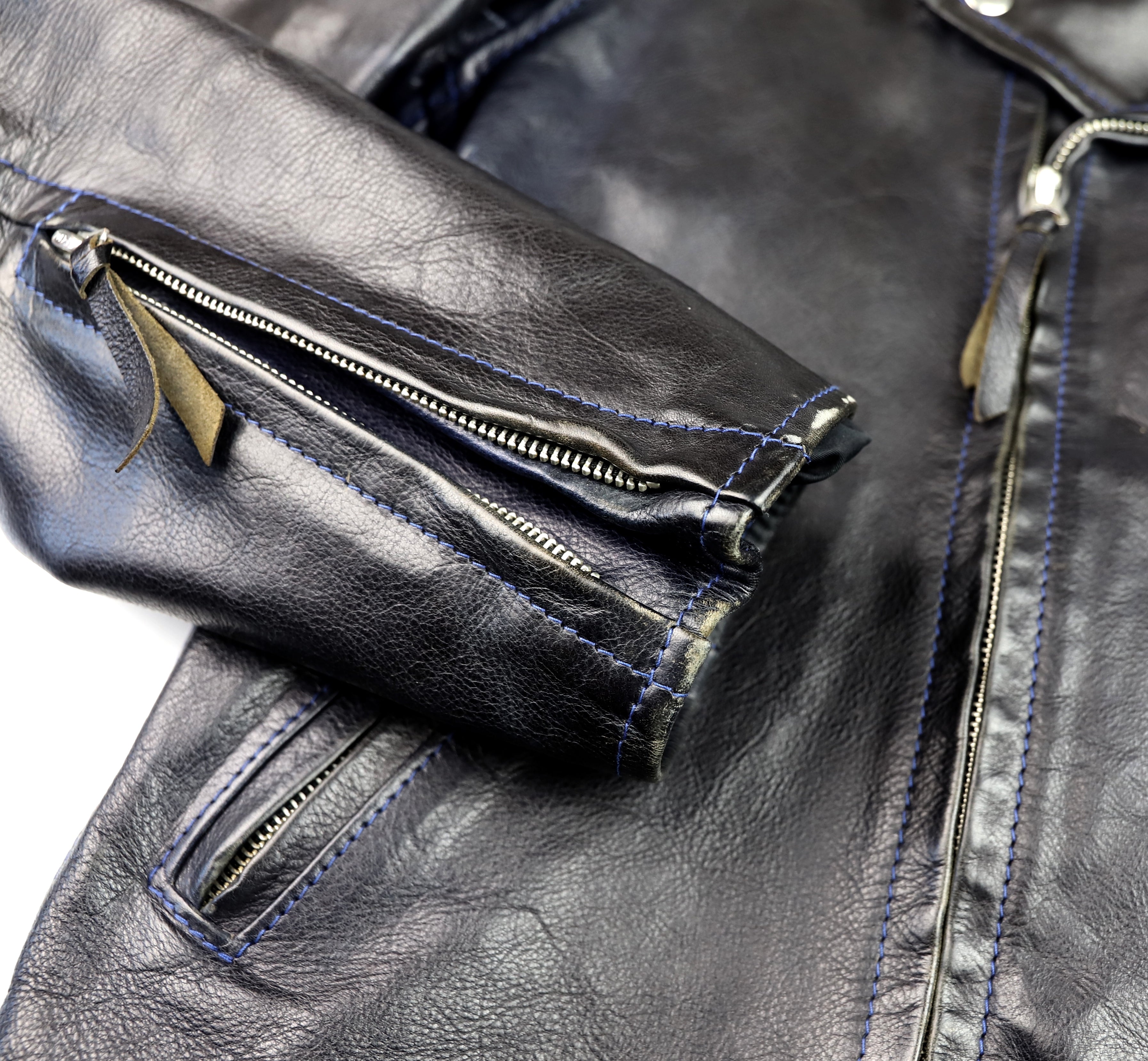 Aero Ridley, size 36, Navy Blue Vicenza Horsehide