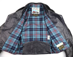 Aero Ridley, size 36, Navy Blue Vicenza Horsehide