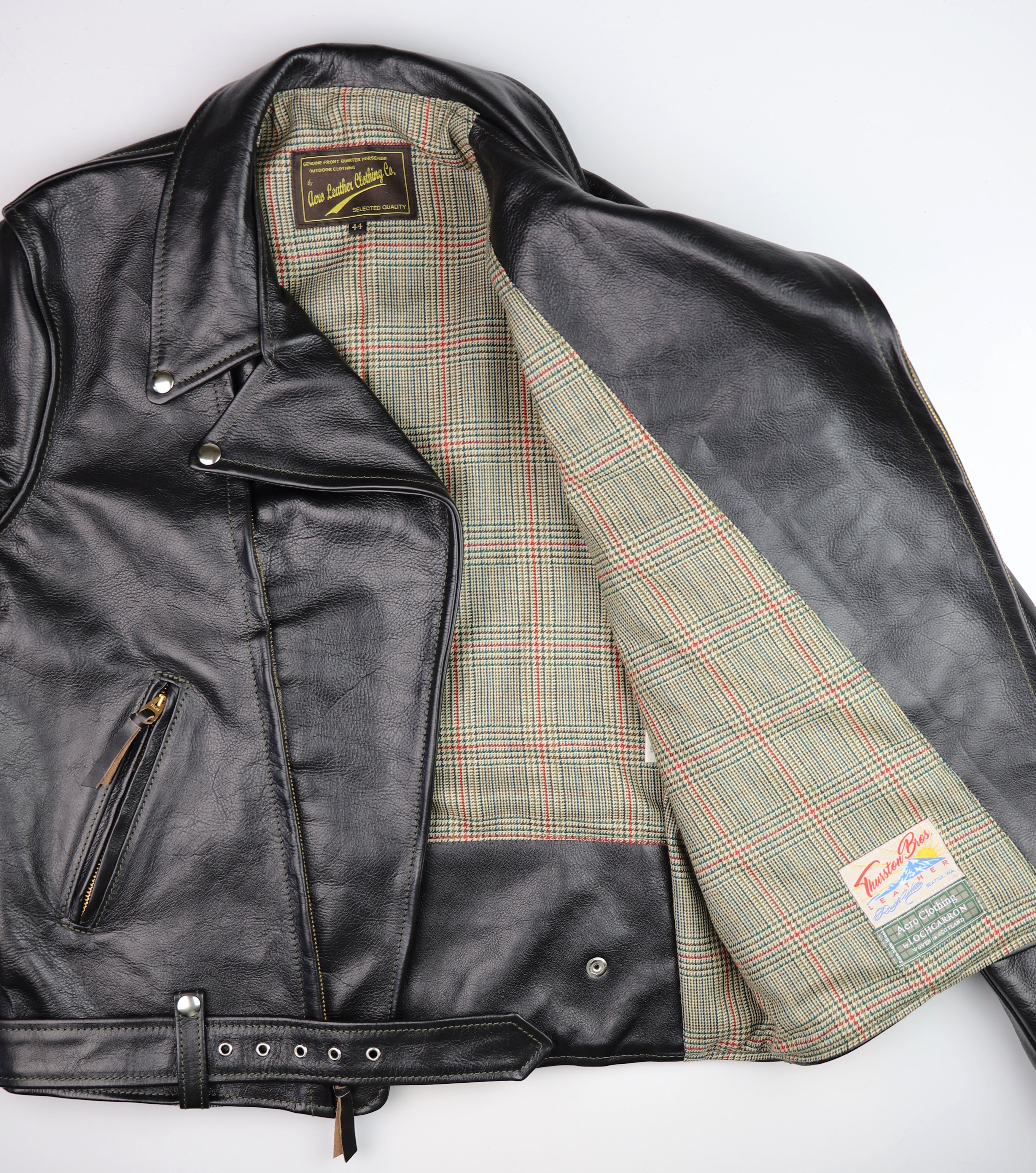 Aero D-Pocket Ridley, size 44, Blackened Brown Vicenza Horsehide