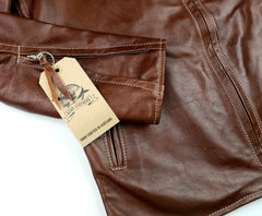 Aero Seven, size 42L, Cognac Pinnacle Horsehide