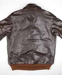 Aero A-2 Military Flight Jacket, size 46, Chestnut Badalassi