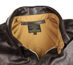 Aero A-2 Military Flight Jacket, size 46, Chestnut Badalassi