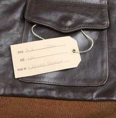 Aero A-2 Military Flight Jacket, size 46, Chestnut Badalassi