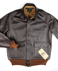 Aero A-2 Military Flight Jacket, size 38, Dark Seal Vicenza