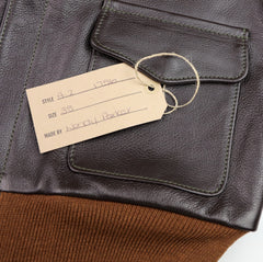 Aero A-2 Military Flight Jacket, size 38, Dark Seal Vicenza