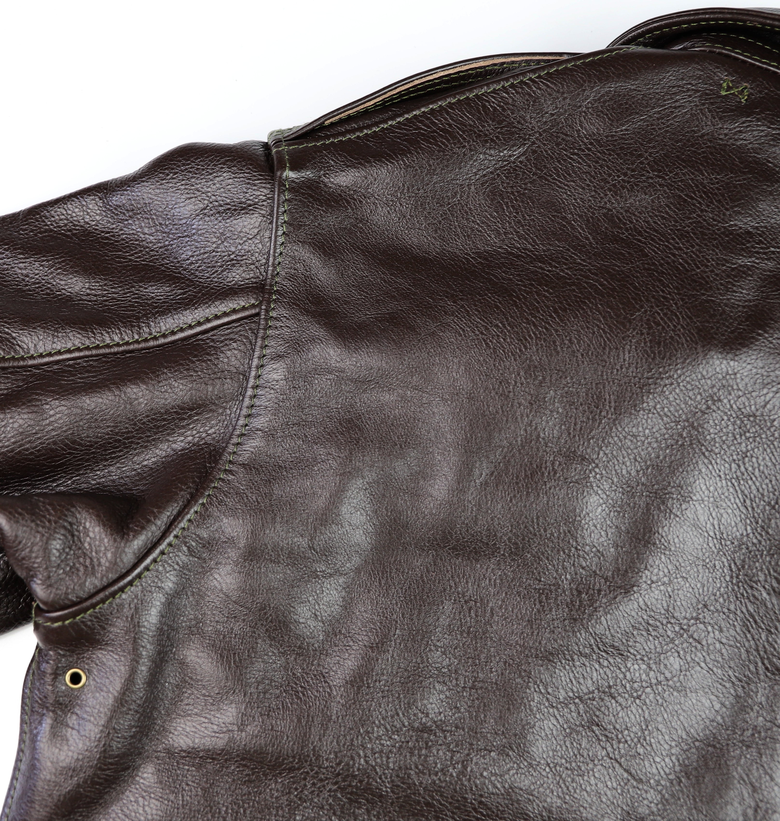 Aero A-2 Military Flight Jacket, size 38, Dark Seal Vicenza Horsehide