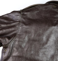 Aero A-2 Military Flight Jacket, size 38, Dark Seal Vicenza Horsehide