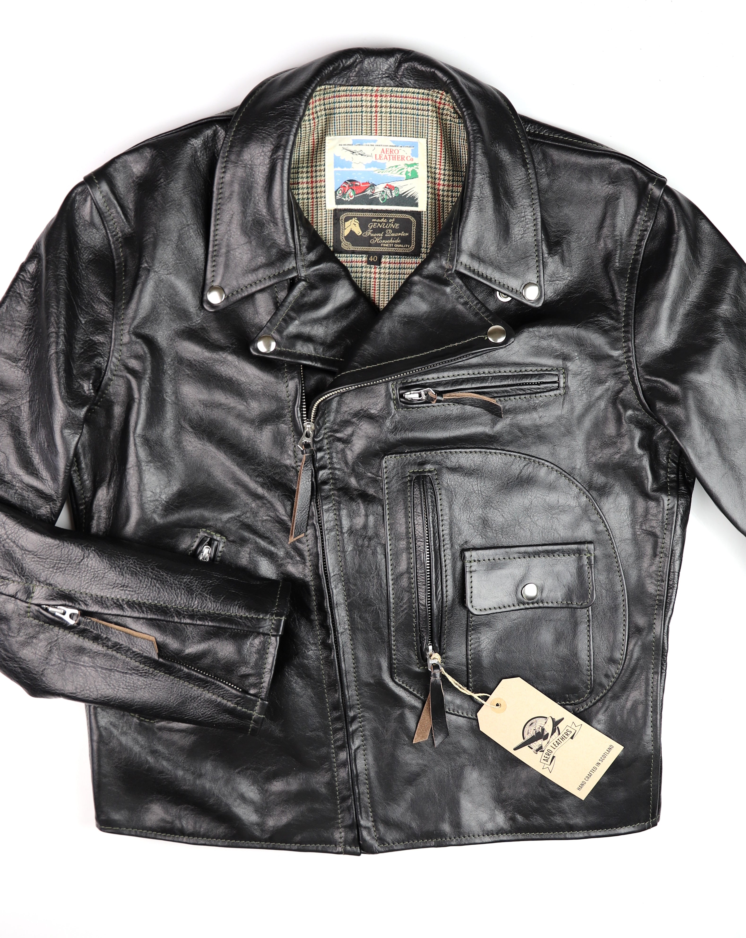 Aero Vincent, size 40, Blackened Brown Vicenza