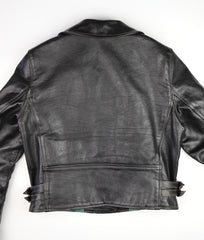 Aero Women's Motorcycle Jacket, size 5, Blackened Brown Vicenza Horsehide