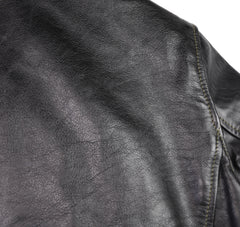 Aero Women's Motorcycle Jacket, size 5, Blackened Brown Vicenza Horsehide