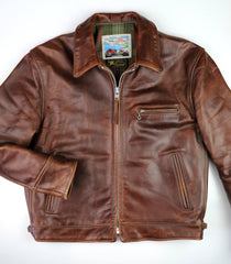Aero Highwayman, sz 44, Brown CXL Steerhide, Gently Worn