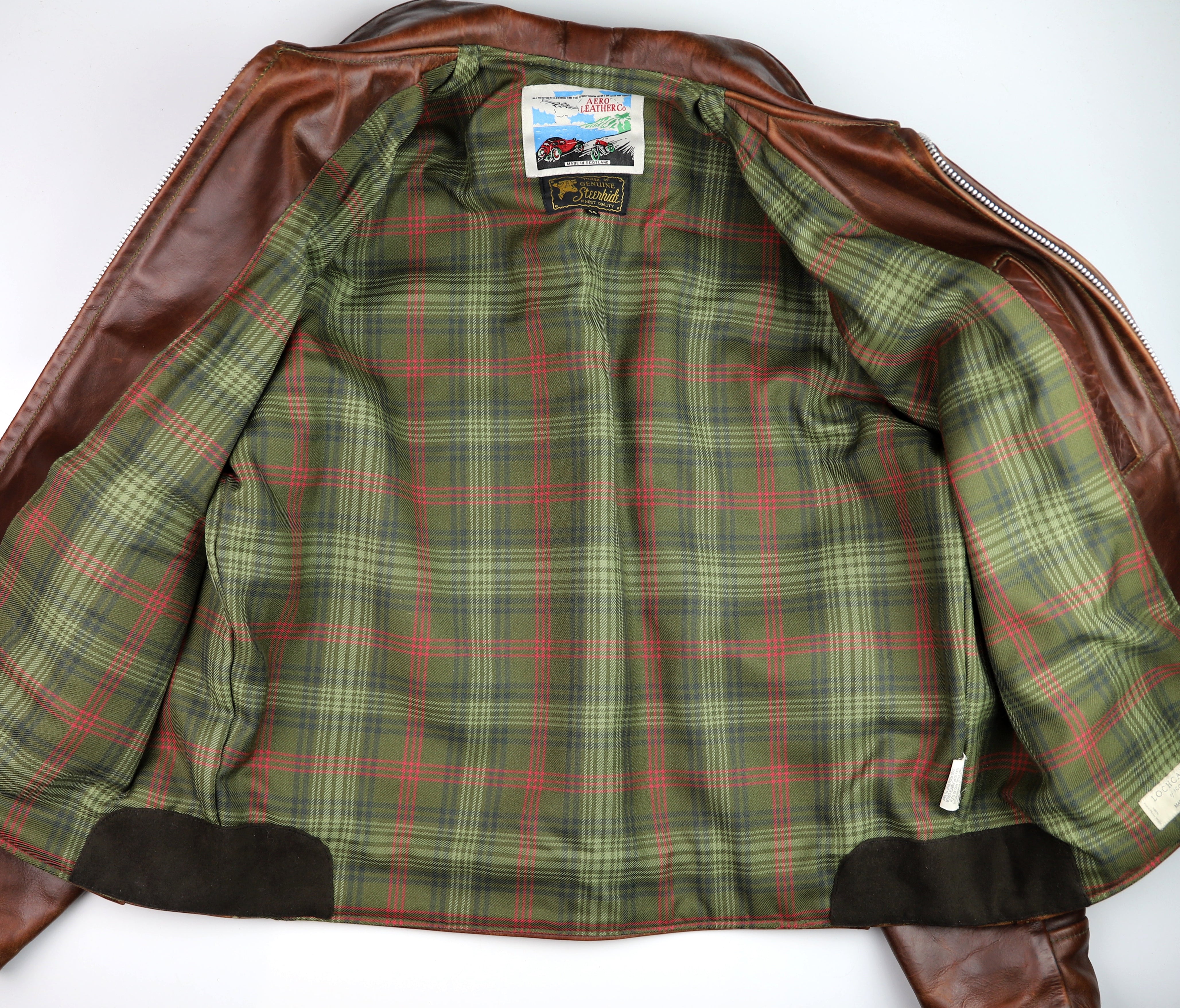 Aero Highwayman, sz 44, Brown CXL Steerhide, Gently Worn