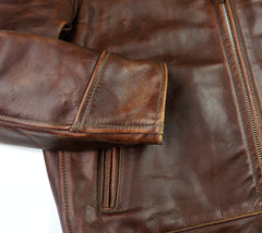 Aero Highwayman, sz 44, Brown CXL Steerhide, Gently Worn