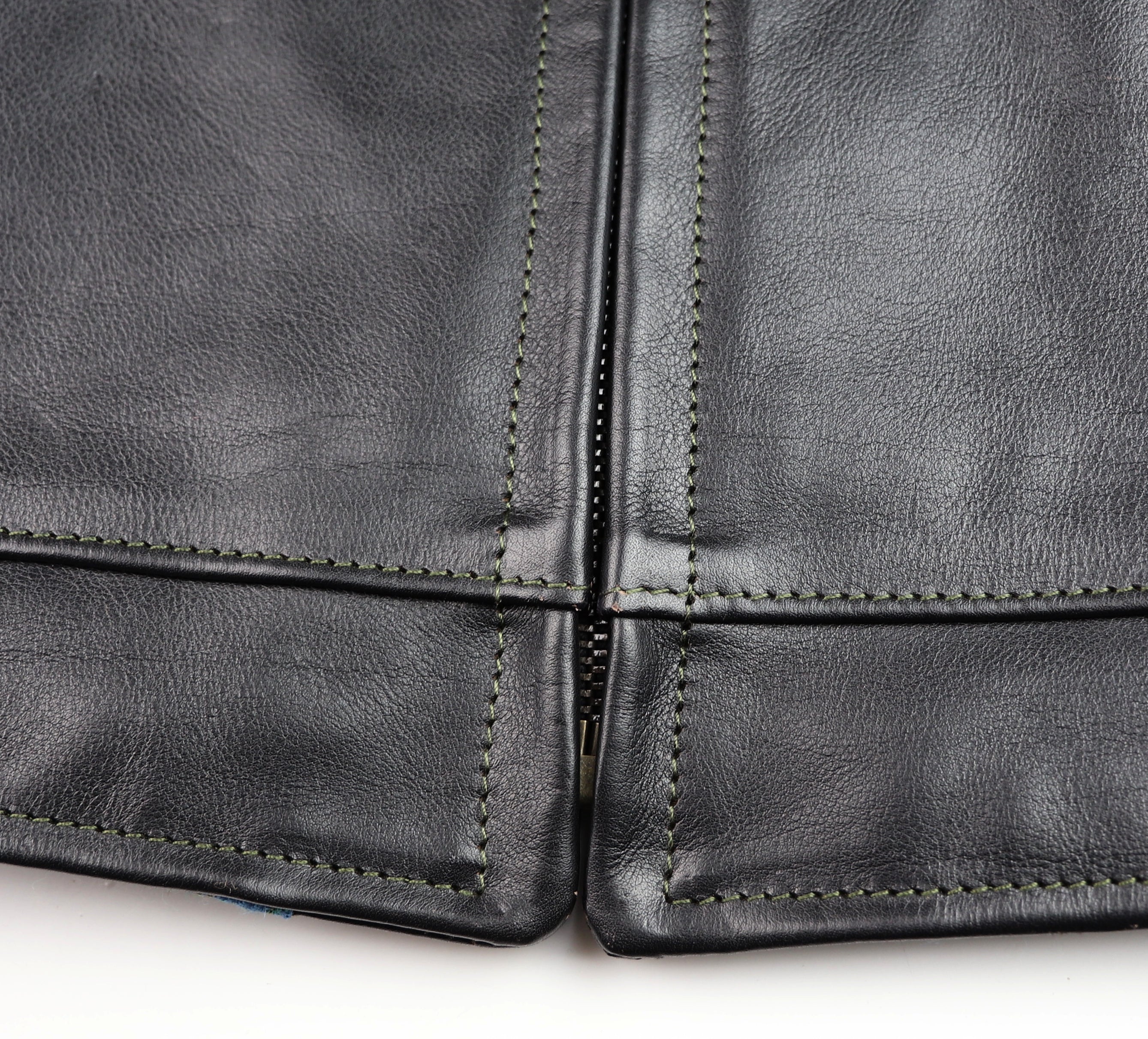 Aero Premier Highwayman, size 40, Blackened Brown Vicenza Horsehide