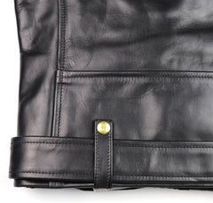 Aero D-Pocket Ridley with removable Mouton Collar, size 40, Black CXL Steerhide