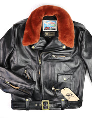 Aero D-Pocket Ridley with removable Mouton Collar, size 40, Black CXL Steerhide