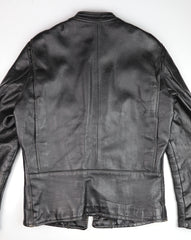 Vintage Brooks Cafe Racer Jacket, Black, size 42