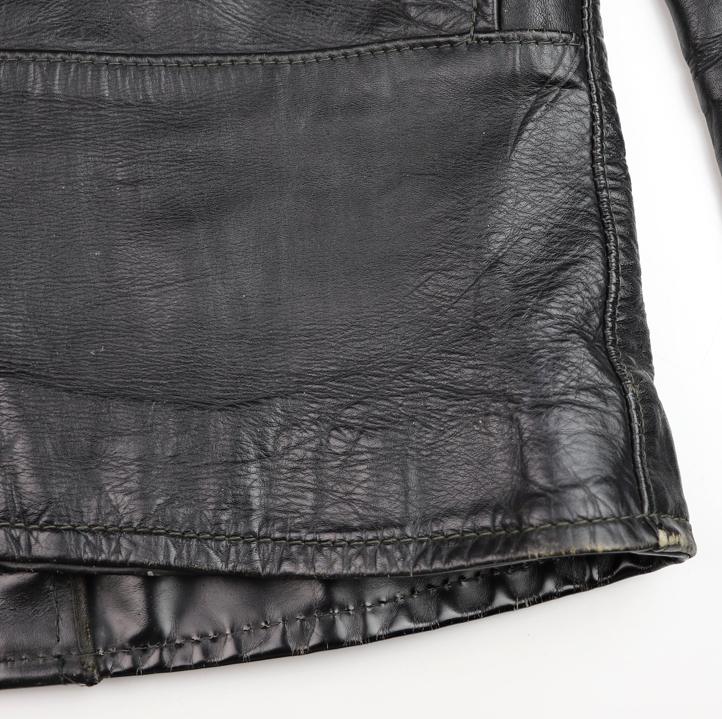 Vintage Brooks Cafe Racer Jacket, Black, size 42