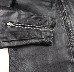 Vintage Brooks Cafe Racer Jacket, Black, size 42