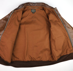 Eastman A-2 Military Flight Jacket, Gently Worn, size 38, Russet Horsehide
