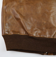 Eastman A-2 Military Flight Jacket, Gently Worn, size 38, Russet Horsehide