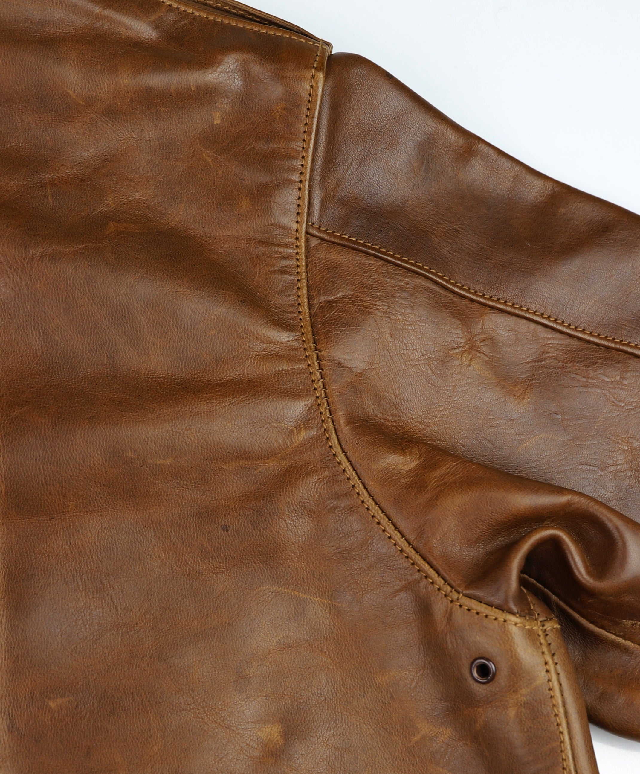 Eastman A-2 Military Flight Jacket, Gently Worn, size 38, Russet Horsehide