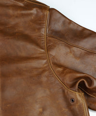 Eastman A-2 Military Flight Jacket, Gently Worn, size 38, Russet Horsehide