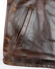 Schott 673, Brown Cowhide, size Medium